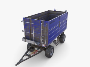 Agro trailer V2 3D 模型