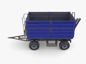 Agro trailer V2 3D 模型