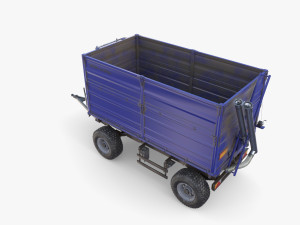 Agro trailer V2 3D 模型