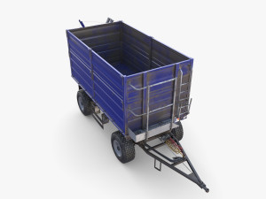 Agro trailer V2 3D 模型
