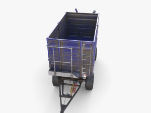 Agro trailer V2 3D 模型