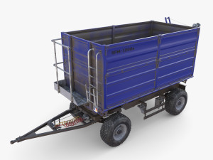 Agro trailer V2 3D 模型