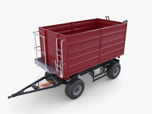 Agro trailer V3 3D Model
