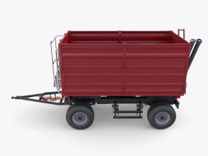 Agro trailer V3 3D Model