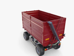 Agro trailer V3 3D Model