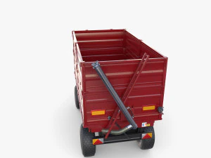 Agro trailer V3 3D Model