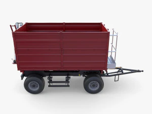 Agro trailer V3 3D Model