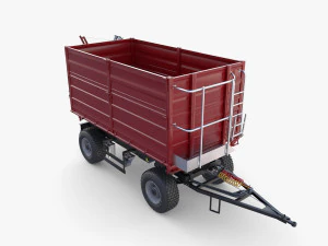Agro trailer V3 3D Model