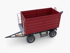 Agro trailer V3 3D Model
