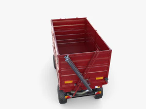 Agro trailer V3 3D Model
