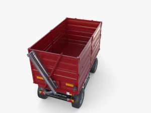 Agro trailer V3 3D Model