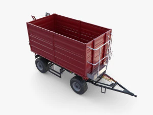 Agro trailer V3 3D Model