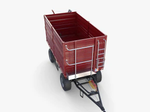 Agro trailer V3 3D Model