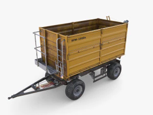 Rimorchio agricolo V4 Modello 3D