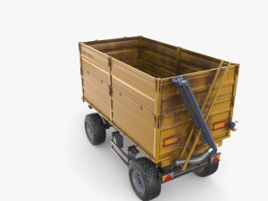 Agro trailer V4 3D Model