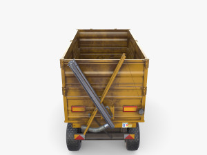 Agro trailer V4 3D Model