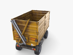 Agro trailer V4 3D Model