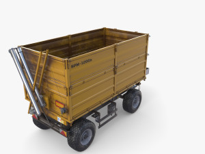 Agro trailer V4 3D Model