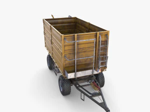 Rimorchio agricolo V4 Modello 3D