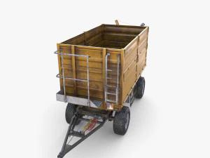 Rimorchio agricolo V4 Modello 3D