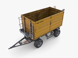 Rimorchio agricolo V4 Modello 3D