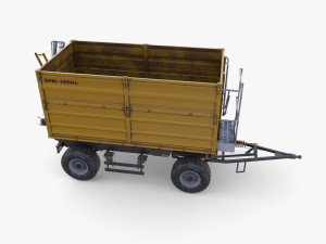 Agro trailer V4 3D Model