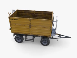 Rimorchio agricolo V4 Modello 3D