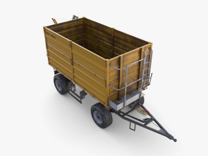 Agro trailer V4 3D Model