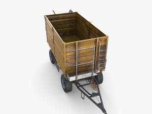 Agro trailer V4 3D Model
