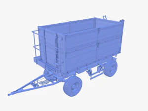 Rimorchio agricolo V4 Modello 3D