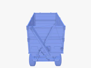 Rimorchio agricolo V4 Modello 3D