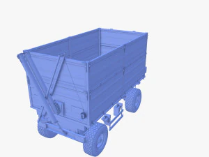 Rimorchio agricolo V4 Modello 3D