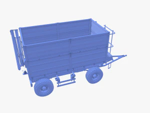 Rimorchio agricolo V4 Modello 3D