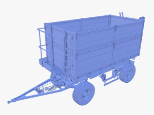 Rimorchio agricolo V4 Modello 3D