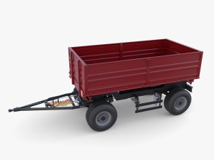 Agro trailer V5 3D Model