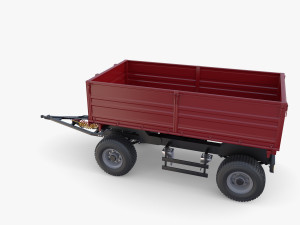 Agro trailer V5 3D Model