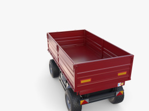Agro trailer V5 3D Model