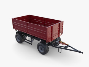 Agro trailer V5 3D Model