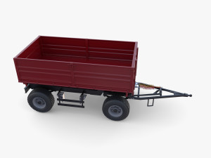 Agro trailer V5 3D Model