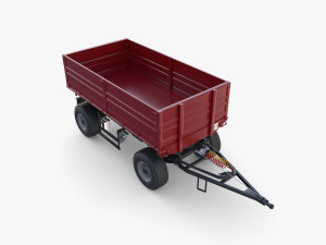 Agro trailer V5 3D Model