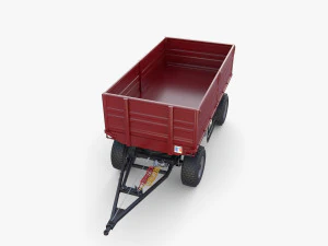 Agro trailer V5 3D Model