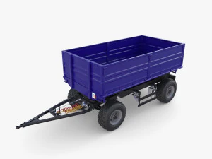 Agro trailer V6 3D Model