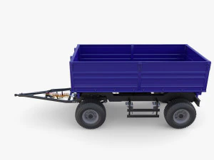 Agro trailer V6 3D Model