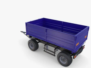 Agro trailer V6 3D Model