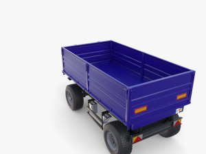 Agro trailer V6 Model 3D