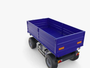Agro trailer V6 3D Model