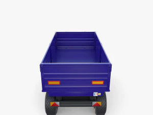 Agro trailer V6 3D Model