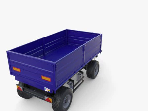 Agro trailer V6 3D Model