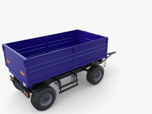 Agro trailer V6 3D Model