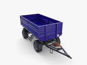 Agro trailer V6 3D Model